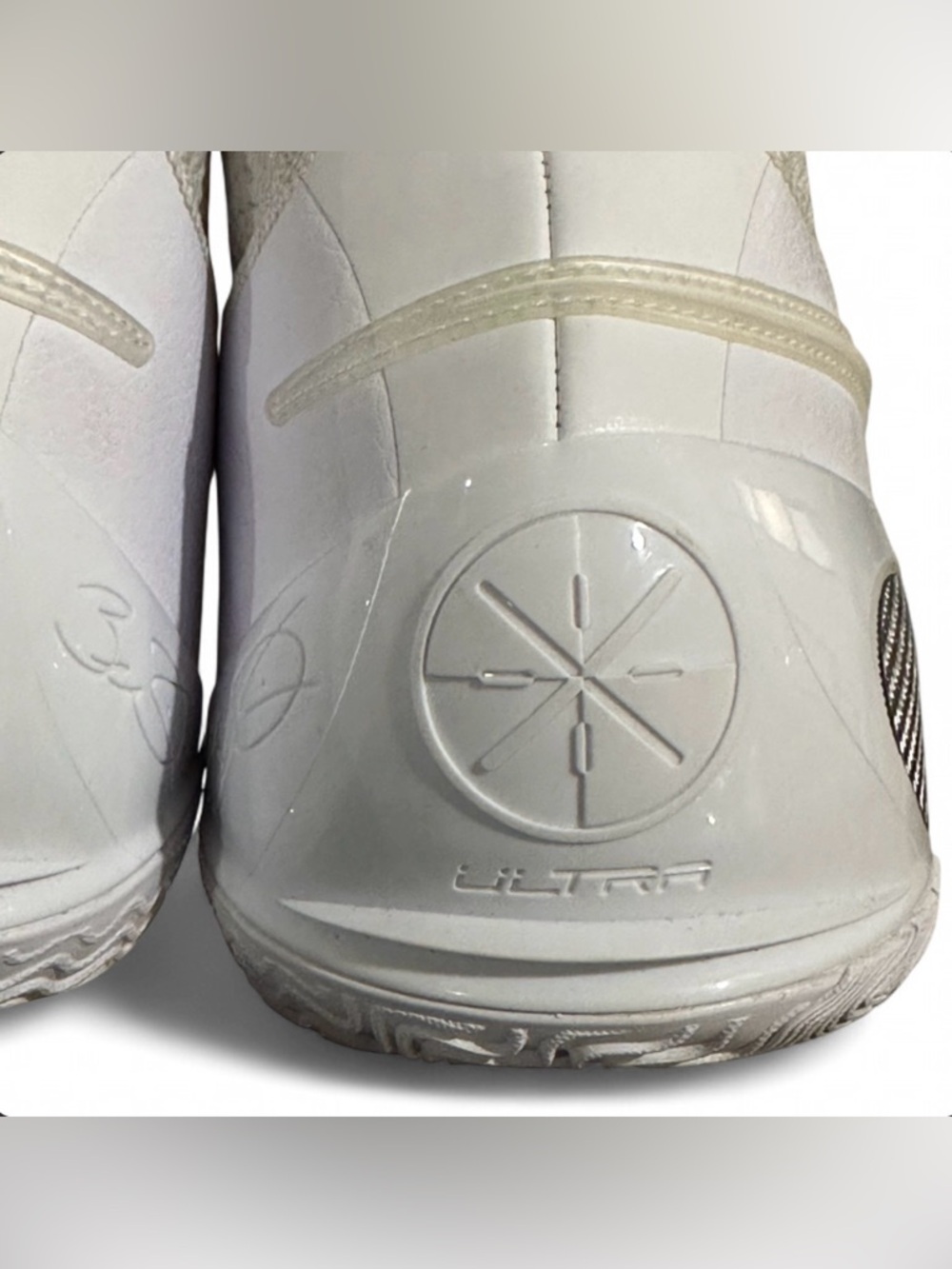 Li-Ning Way of Wade 808 3 Ultra V2 Triple White Basketball Shoes Men's Size 14 - Picture 9 of 12